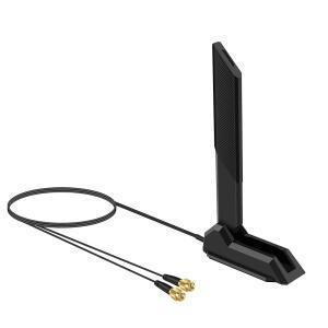 외장 WiFi 6 6E 트라이밴드 안테나 6GHz 5.8GHz 2.4GHz 마그네틱 베이스 안테나, PC 데스크탑 컴퓨터용 RP-SMA 커넥터 포함 Asus Rog Strix 기가바이트 Aorus 게이밍 마더보드 카드, Slinkdsco