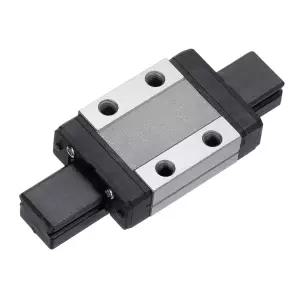 9mm MGN9 선형 모션 슬라이드 레일 가이드 블랙용 플라스틱 미끄럼 방지 스트립이 있는 uxcell 베어링 스틸