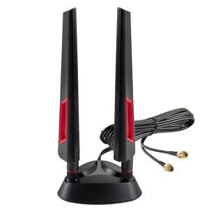 PC 데스크톱 컴퓨터 마더보드 WiFi 라우터용 6 6E 트라이밴드 2.4GHz / 5GHz 마그네틱 베이스 안테나, Eifagur