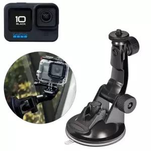 GOPRO10 호환 액션캠 블랙박스 촬영 석션컵 흡착 거치대 고프로 10 (W97D2C1)