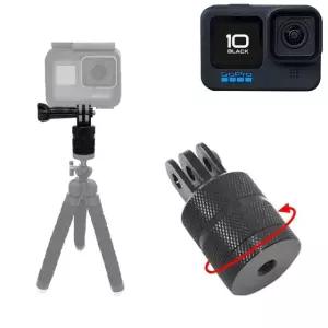 GOPRO10 호환 액션캠 알미늄 360도 회전 1/4 마운트 고프로 (W97D24F)