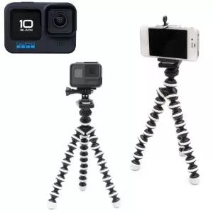 GOPRO10 호환 액션캠 스마트폰 문어발 관절 중형 삼각대 고프로10 (W97D27C)