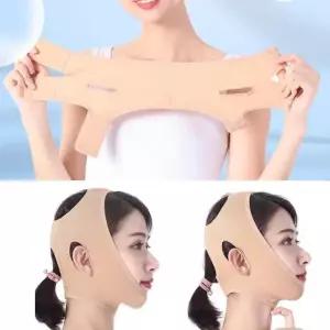 코르셋 스타일 턱살 얼굴살 관리 브이 밴드 땡김 땡김이얼굴밴드 (W97DC9E)