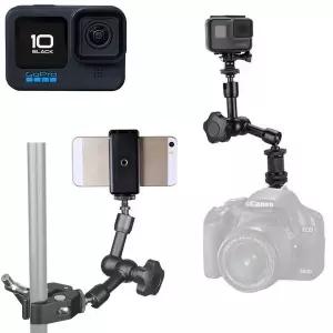 GOPRO10 호환 액션캠 매직 암 마운트 집게 거치대 휴대폰 고프로 (W97D2CD)
