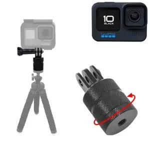 GOPRO10 호환 액션캠 알미늄 360도 회전 1/4 마운트 고프로 (W97D24F)