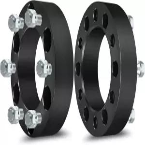 SCITOO 2Pcs 2인치 휠 스페이서 6x5.5 14x1.5 스터드 보어 108mm 어댑터 6 러그 피팅 Tahoe for Silverado