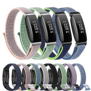 Fitbit Inspire 2/inspire/inspire hr 밴드용 나일론 스트랩 ACE 2 조절 가능한 시계 팔찌