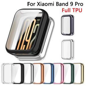 Xiaomi Mi Band 9 Pro 용 풀 커버 액세서리 스마트 소프트 TPU 올라운드 보호 쉘 범퍼 케이스