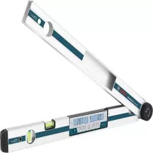 BOSCH GAM 270 MFL 5-in-1 디지털 각도 측정기 및 경사계 다리 연장 AA 배터리 4개 휴대용 케이스 포함