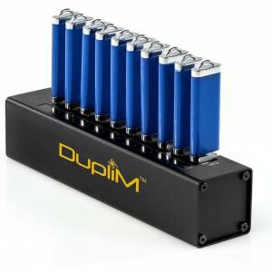DupliM 1~10 미니 USB 플래시 미디어 썸 MAC 컴퓨터 PC용 및 연결 드라이브 복사기 클로너 컴팩트 버너 복제기