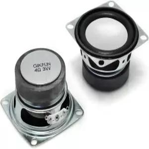 Gikfun 2 4Ohm 3W 풀레인지 오디오 스피커 아두이노용 스테레오 우퍼 2개들이 팩 EK1725