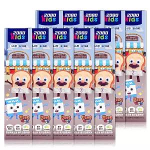 2080 키즈 치약 3단계 소다버블 80g x 10개