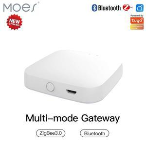 MOES 다중 모드 스마트 게이트웨이호환 ZigBee WiFi Bluetooth 메시 허브 Alexa Google 홈을 통해 Tuya 앱