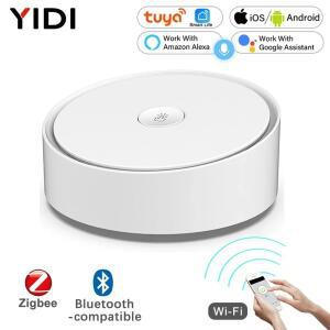 Tuya-스마트 라이프 스마트 멀티 모드 게이트웨이호환  직비 (ZigBee) WiFi 블루투스 호환 허브 무선 제어