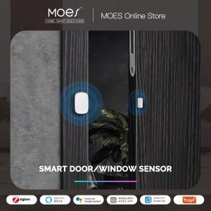 MOES Tuya ZigBee 스마트 창문 게이트 센서 감지기 홈 보안 경보 시스템 라이프 App 원격 제어