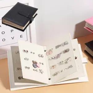 TBZ 간편휴대용 다이어리형 귀걸이북 유니크한 보관 이어링다이어리 휴대용귀걸이
