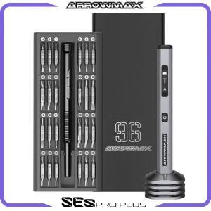 ARROWMAX 정밀 전기 스크루드라이버 세트 스마트 바디 감각 토크 제어 충전식 무선 SES Pro Plus