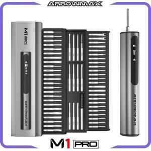 ARROWMAX M1 Pro 스마트 전기 스크루드라이버 세트 터치 컨트롤 5단 토크 충전식 무선 정밀 키트 New