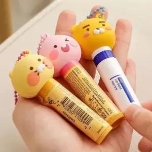 [가방] 키링 리틀 키홀더 2P 립밤 뚜껑 카카오 볼체인 립스틱