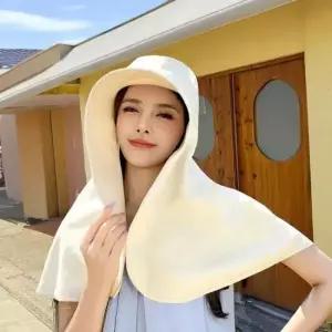 썬캡 챙넓은 물놀이 휴양지모자 여성 햇빛차단