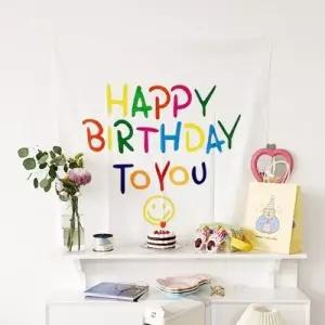 [룽스_66] 생일파티배너 해피벌스데이 파티배너