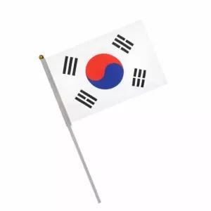 [룽스_66]손 국기 깃발 행사용 소형 플래그 태극기 1p