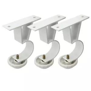 민광 알미늄 커튼브라켓 화이트 K352) 35mm 고정 거치 커튼브라켓 커튼봉브라켓 커튼부자재