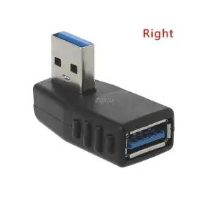 WL 직각USB 90도 왼쪽 직각 어댑터 커넥터 노트북 컴퓨터