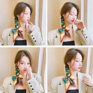[MEK10MMO66]예쁜스카프 베이직 가방손잡이스카프