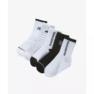 [뉴발란스]키즈 NEWBALANCEKIDS [5PCS] 에센셜 아동 장목 양말 박스 NK8EGS205U10