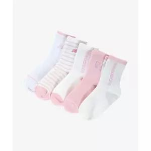 [뉴발란스]키즈 NEWBALANCEKIDS [5PCS] 에센셜 아동 장목 양말 박스 NK8EGS205U25