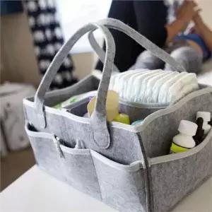 휴대용 기저귀 가방 38x23x18cm 신생아 아기 용품 가방 수납 외출
