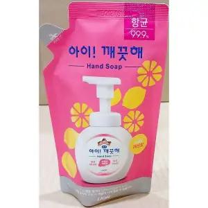 손세정제(아이깨끗해 레몬향 200ml 리필용) X2