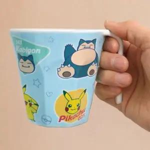 [RIZPICK]포켓몬 멜라민 손잡이 물컵 300ml 1P 가벼운 어린이 주스컵 데일리