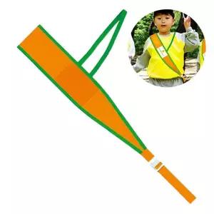 어린이 미아방지 형광 안전띠 주황 연두 10개입 1P 야외 인솔