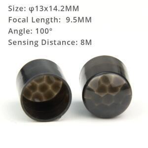 5PCS 블랙 HDPE 고감도 프레넬 렌즈 감지 거리 8m 적외선 PIR 인체 센서