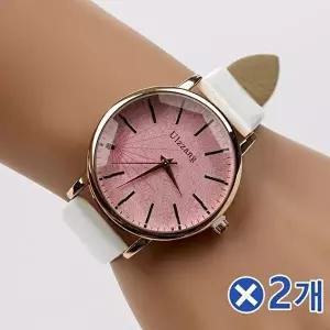 TBZ 데일리 가죽밴드 엘리자 손목시계x2개 손목코디-WFMIBVT