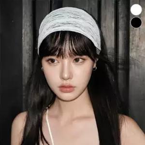여자 러블리 포인트 레이스 밴딩 헤어밴드