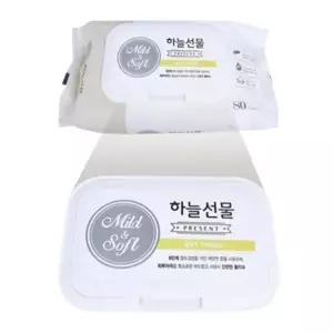 ( )캡형물티슈 80매 항균물티슈 휴대용물티슈