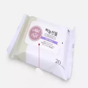 ( )휴대용 물티슈20매 리필 20개 소독용티슈 손세정물티슈