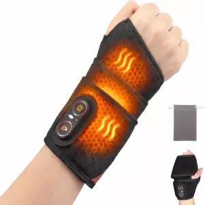 마사지 레드 라이트 테라피로 불편함을 완화하는 콜스마트 손목 온열 패드 3000mAh 배터리가 장착된