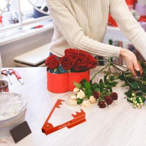 2개입 장미 가시 제거기 금속 스프레이 페인트 도구, 꽃집 DIY 꽃다발 줄기 청소 정원 손질