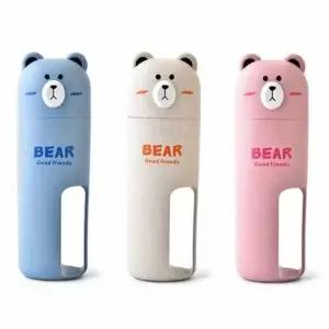 곰돌이 칫솔케이스 휴대용칫솔케이스 휴대용양치컵
