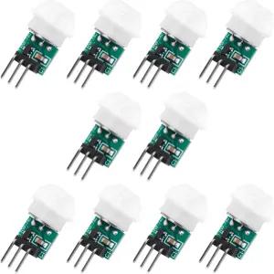 AR 듀오를 위한 10Pcs Pir 센서 AM312 미니 모션 모듈 본체 수동 적외선 감지기