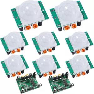 DaFuRui 10PCS HCSR501 PIR 모듈 열전도 적외선 모션 센서 감지기