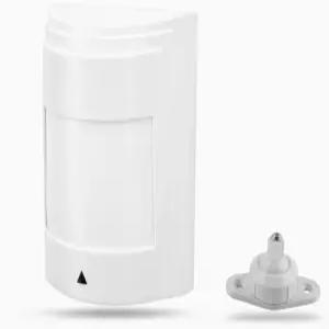 유선 패시브 적외선 모션 센서 12V 고데시벨 알람이 포함된 듀얼 PIR 감지기로 침실 및 거실에