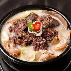 참도깨비 호호언니 고기순대국 640g 4봉 얼큰 순대국 국내산 토종고기순대와 탕육 고기 가득