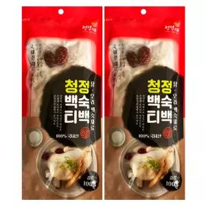 삼계탕 재료 100g x 10개 국산 백숙재료 황기 엄나무 한방 약재