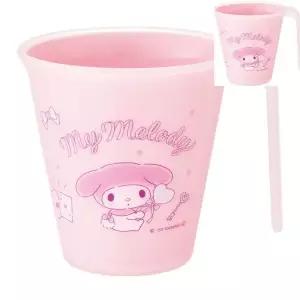 어린이물컵 플라스틱컵 마이멜로디 손잡이 컵 260ml WFOME9Y