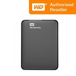 공식판매원 WD New Elements Portable Gen2 1TB 외장하드 정품파우치